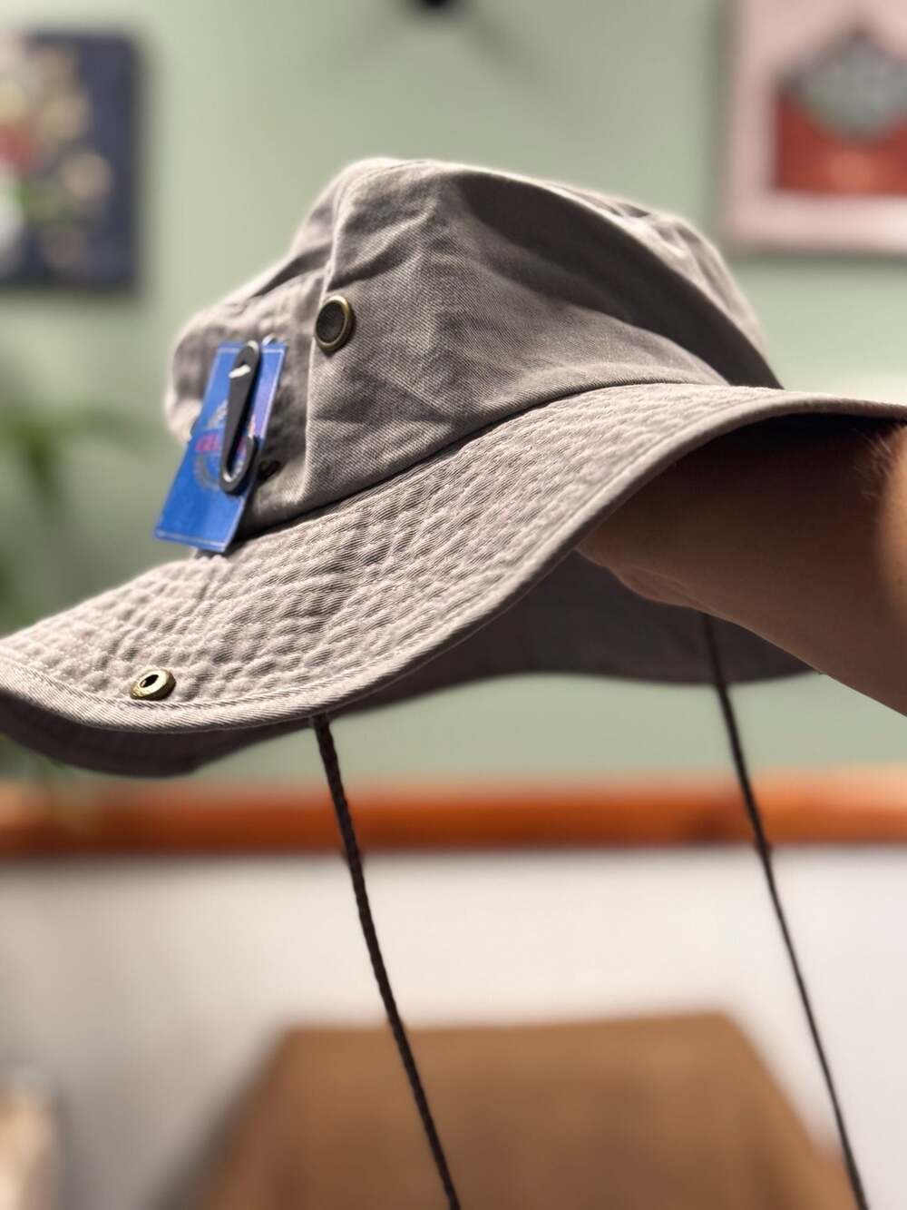 Gelante 100% Cotton Wide Brim Outdoor Boonie Sun Hat L/XL